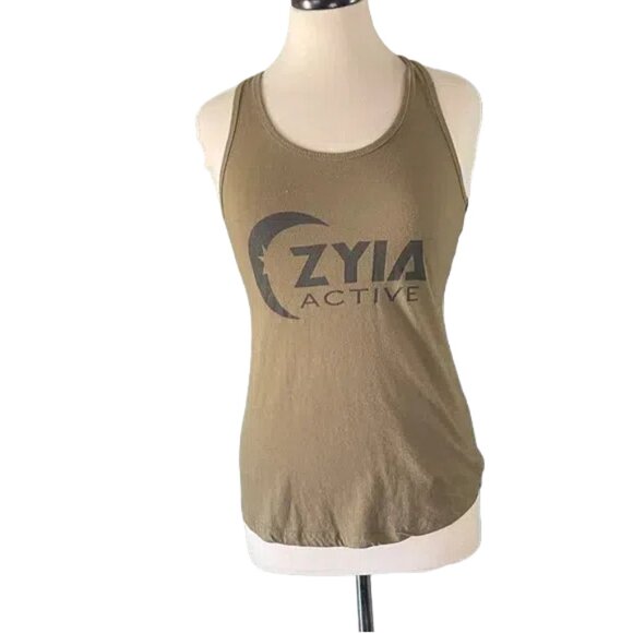Zyia Active Women's Green Tank Top - Picture 1 of 4